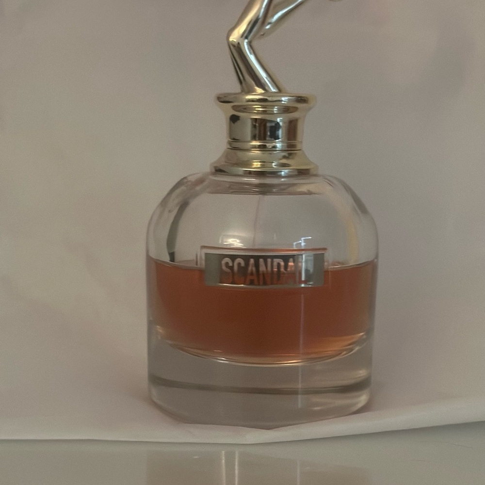 Scandal Fragrance with Gold Accents